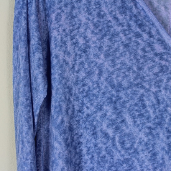 Maronie Jersey Oversized  Vintage Wash Blue Top. - Picture 3 of 4